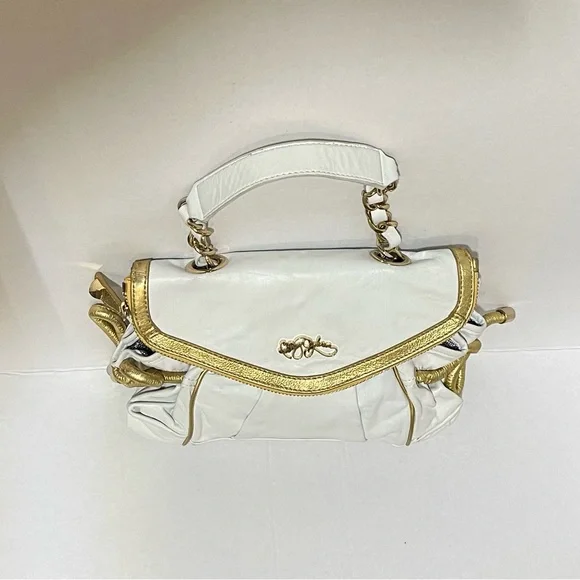 Betsey Johnson Vintage Y2K Cow Leather Bag - Picture 4 of 12